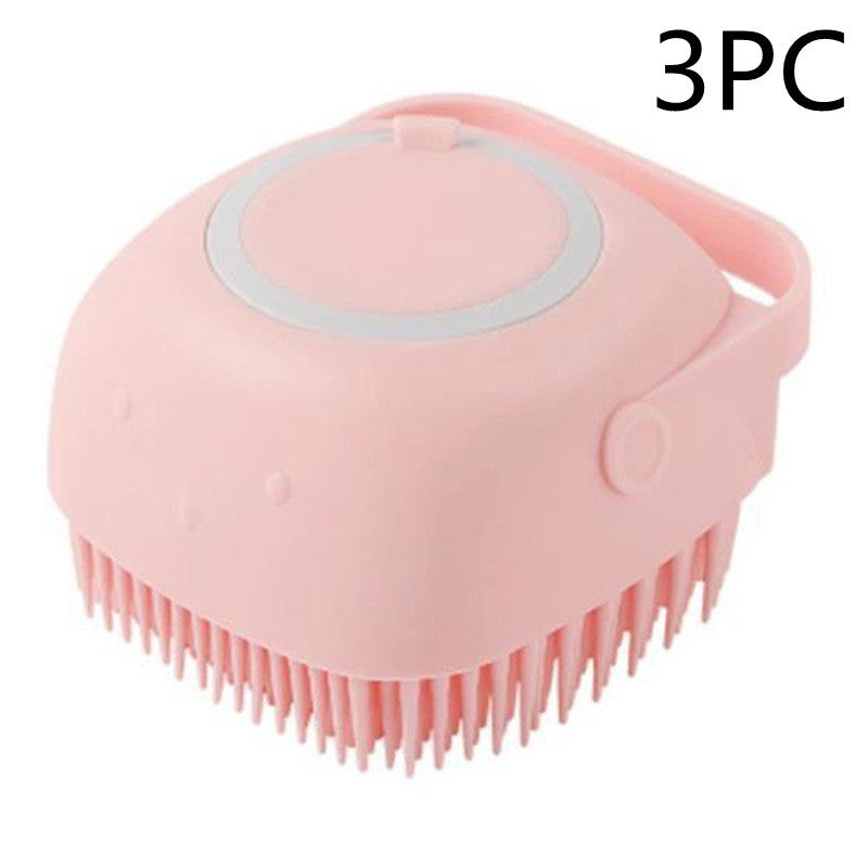 Silicone Dog Bath Massage Gloves Brush Pet Cat Bathroom Cleaning Tool Overview:
1. It leaves pet skin clean and helps restore sheen and luster to the coat. Our handheld grooming tool won’t pull on hair making it a perfect brush for Silicone Dog Bath Massage Gloves Brush PJohns Pet Store Dog Bath Massage