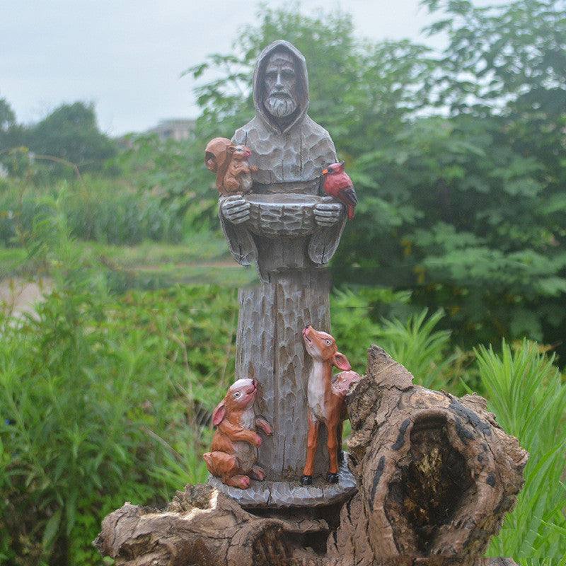 Outdoor Garden Statue Bird Feeder - Johns Pet Store