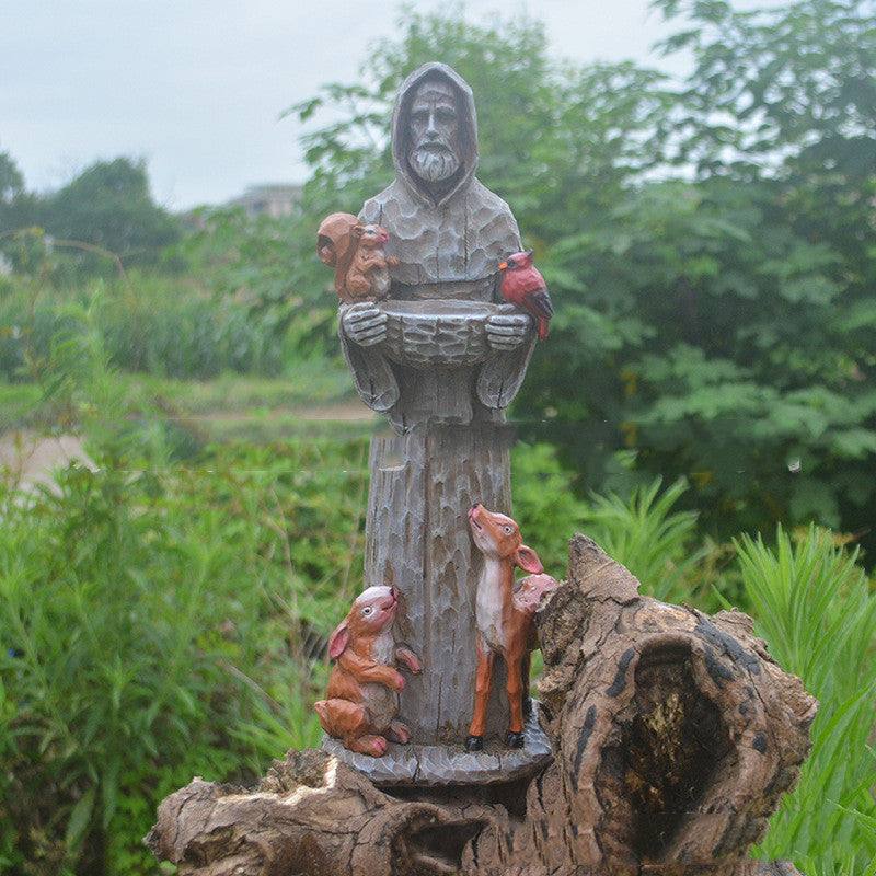 Outdoor Garden Statue Bird Feeder - Johns Pet Store
