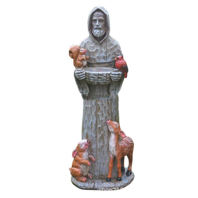 Outdoor Garden Statue Bird Feeder - Johns Pet Store