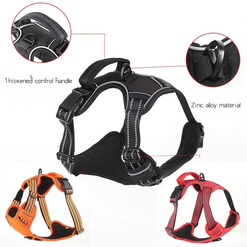 Breathable Reflective Pet Harness Vest - Johns Pet Store