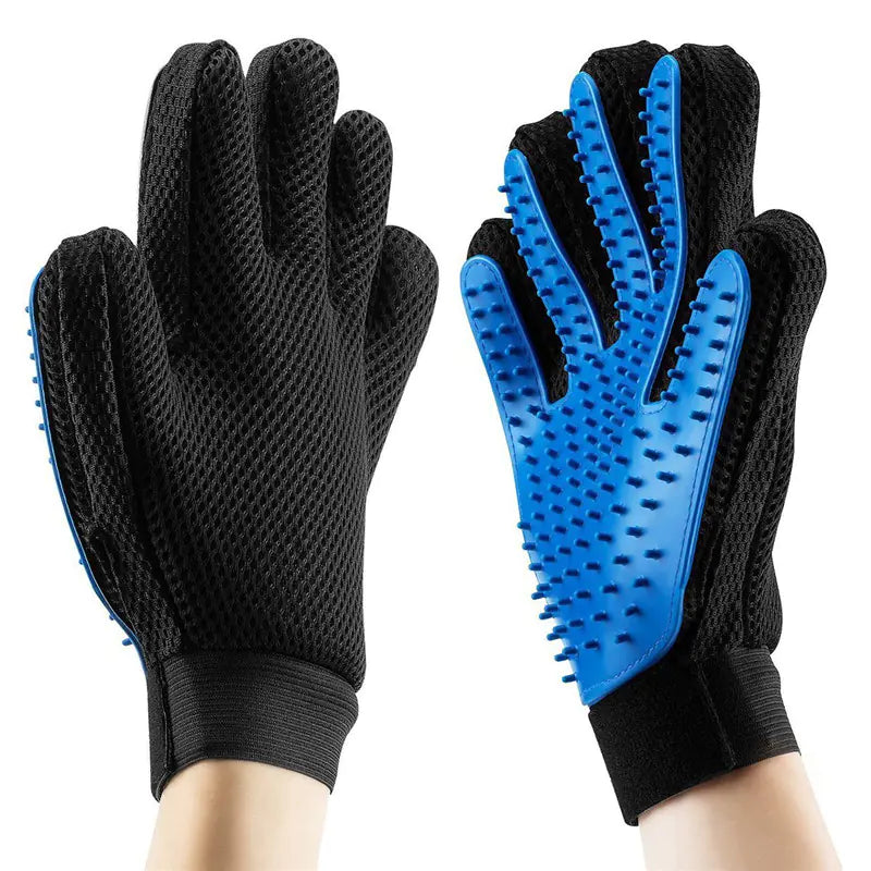 Fashionable Rubber Bath Brush for Pets - Silicone Grooming Glove - Johns Pet Store