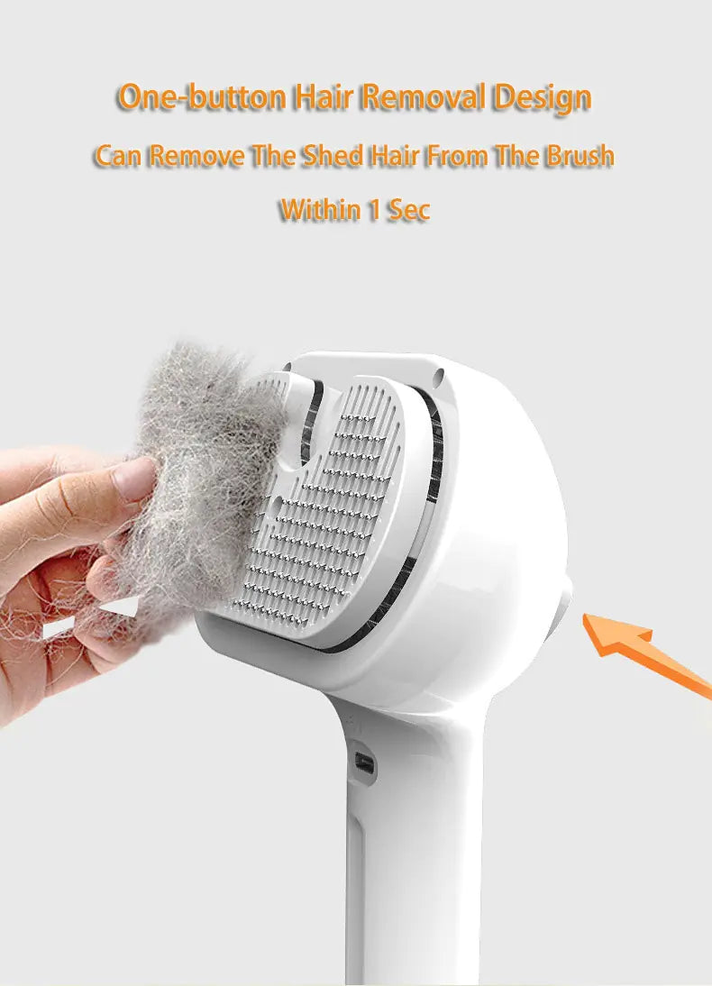 Self-Cleaning Pet Comb Pets Hair Remover Brush For Dogs Grooming Tools - Johns Pet Store