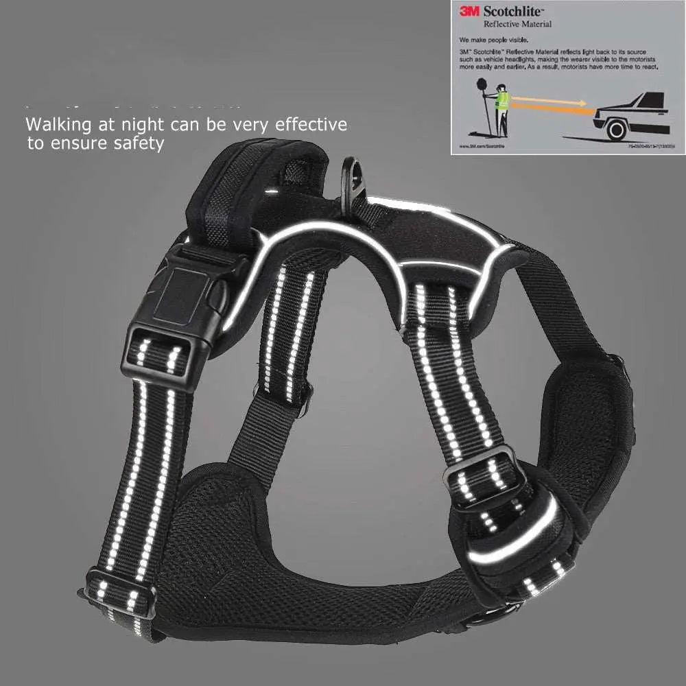 Breathable Reflective Pet Harness Vest - Johns Pet Store