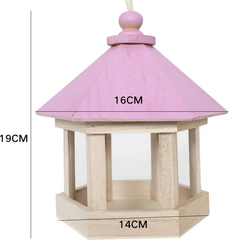 Purely Handmade. Small Wooden Birdhouse - Johns Pet Store