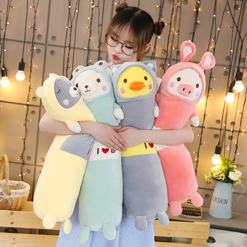 Plush Toy Duck and Pig Bear Costume Pillow (Large) - Johns Pet Store