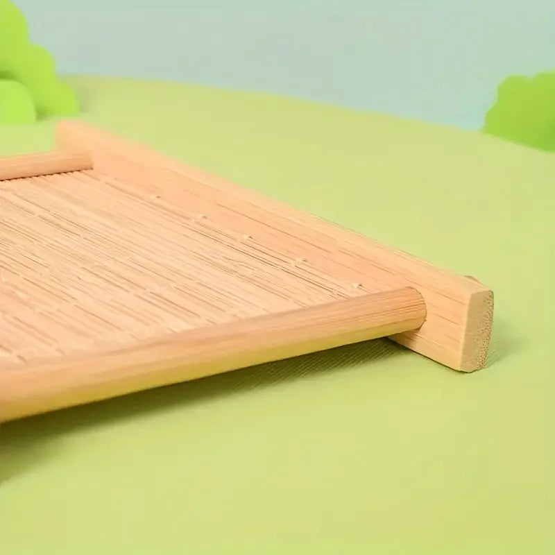 Wear-Resistant Bamboo Mat for Hamsters and Small Pets - Johns Pet Store