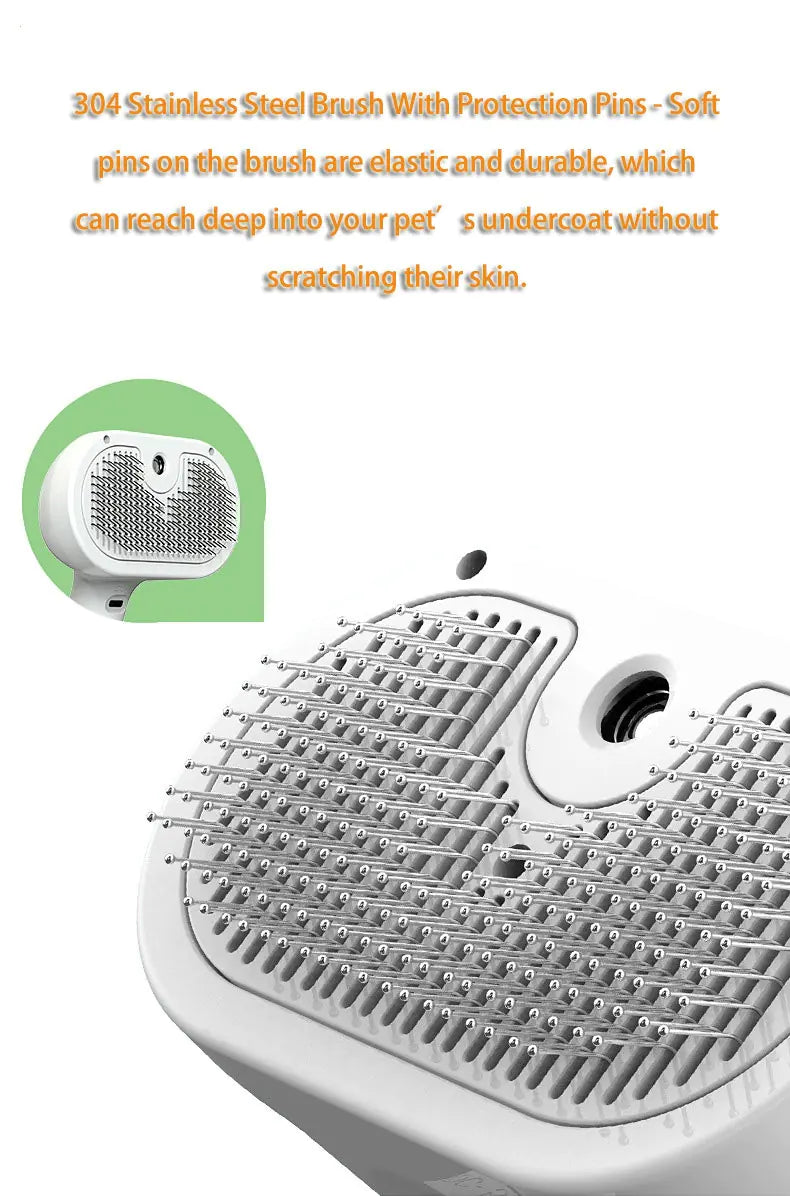 Self-Cleaning Pet Comb Pets Hair Remover Brush For Dogs Grooming Tools - Johns Pet Store