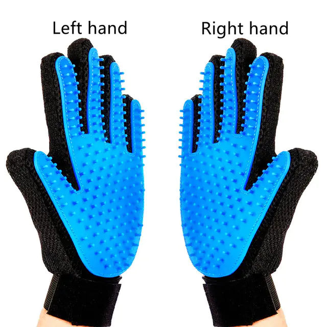 Fashionable Rubber Bath Brush for Pets - Silicone Grooming Glove - Johns Pet Store