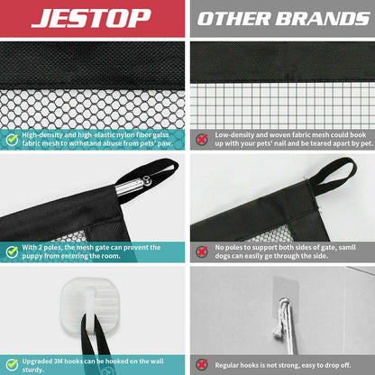 Pets Baby Safety Gate Mesh Doors - Johns Pet Store 