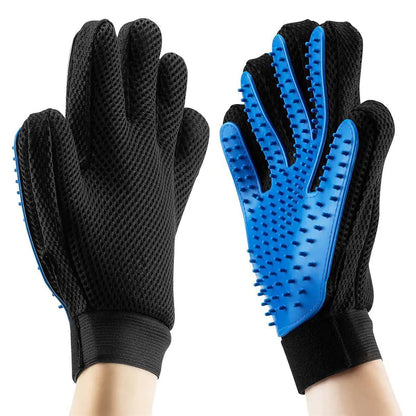 Fashionable Rubber Bath Brush for Pets - Silicone Grooming Glove - Johns Pet Store 