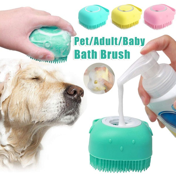 Silicone Dog Bath Massage Gloves Brush Pet Cat Bathroom Cleaning Tool Overview:


 1. It leaves pet skin clean and helps restore sheen and luster to the coat. Our handheld grooming tool won’t pull on hair making it a perfect brush for Silicone Dog Bath Massage Gloves Brush PJohns Pet Store Dog Bath Massage
