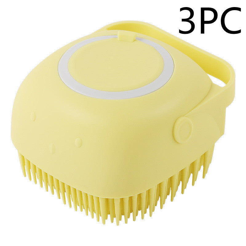 Silicone Dog Bath Massage Gloves Brush Pet Cat Bathroom Cleaning Tool Overview:


 1. It leaves pet skin clean and helps restore sheen and luster to the coat. Our handheld grooming tool won’t pull on hair making it a perfect brush for Silicone Dog Bath Massage Gloves Brush PJohns Pet Store Dog Bath Massage