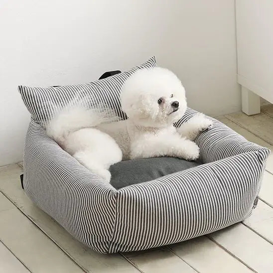 Portable Car Dog Bed with Safety Seat for Pets - Johns Pet Store 