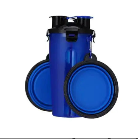 Portable Folding Water Bottle and Food Cup for Pets - Johns Pet Store 