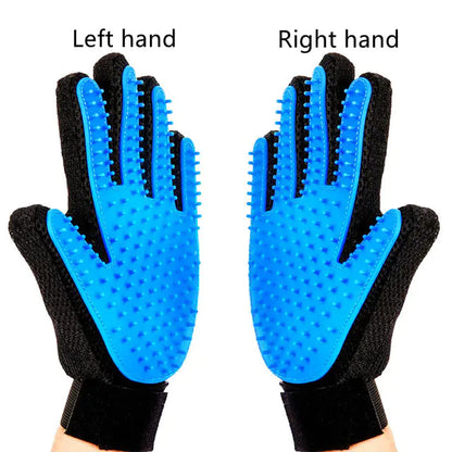 Fashionable Rubber Bath Brush for Pets - Silicone Grooming Glove - Johns Pet Store 