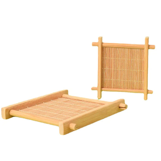 Wear-Resistant Bamboo Mat for Hamsters and Small Pets - Johns Pet Store 