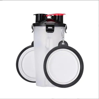 Portable Folding Water Bottle and Food Cup for Pets - Johns Pet Store 