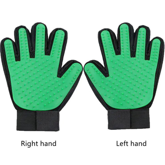 Fashionable Rubber Bath Brush for Pets - Silicone Grooming Glove - Johns Pet Store 