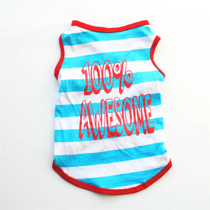 Cool Summer Cotton Vest for Dogs and Pets Supplies - Johns Pet Store 