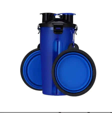 Portable Folding Water Bottle and Food Cup for Pets - Johns Pet Store 