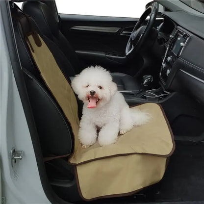 Waterproof Front Seat Cover for Pets with Safety Belt - Johns Pet Store 