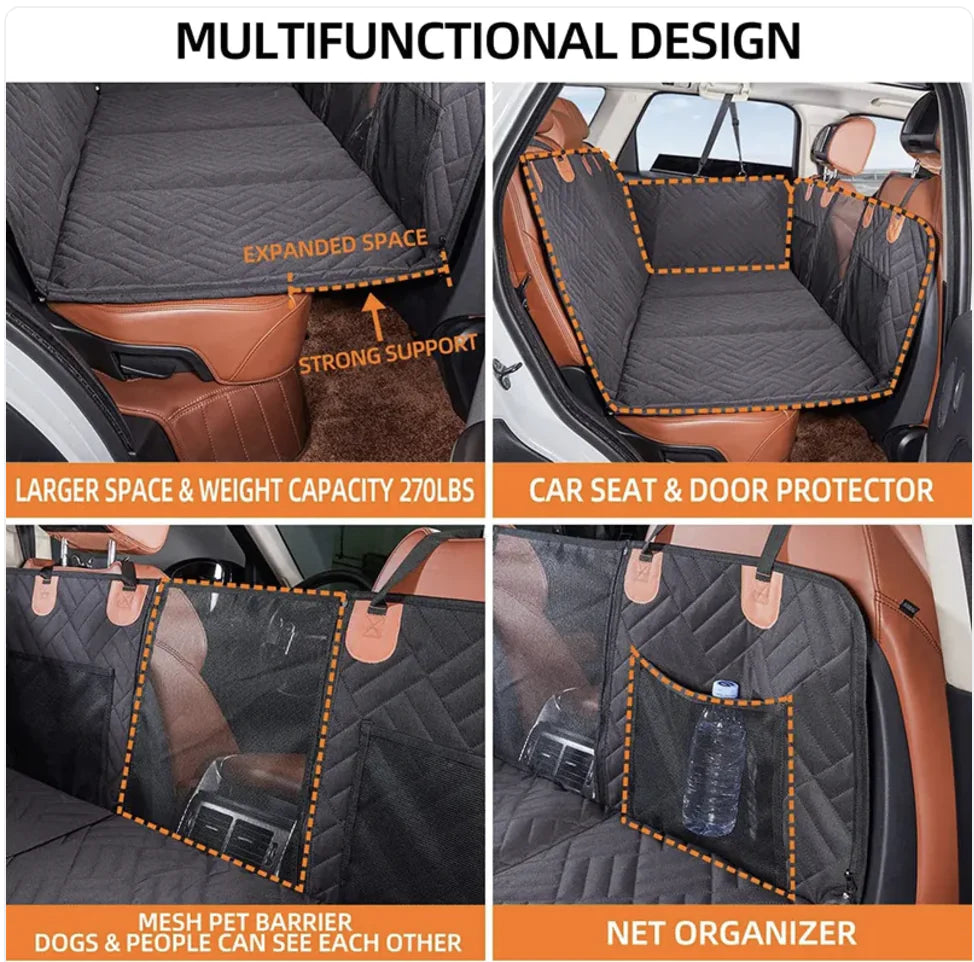 Waterproof Durable Car Dog Bed for Pets - Johns Pet Store 