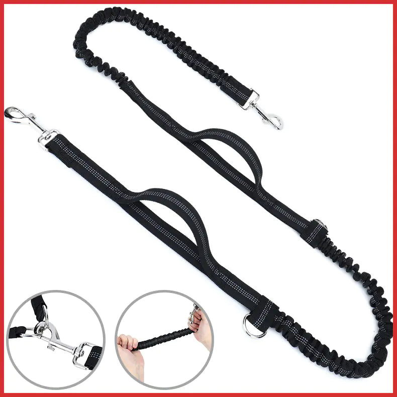 Hands-Free Dog Training Leash with Waist Bag Storage