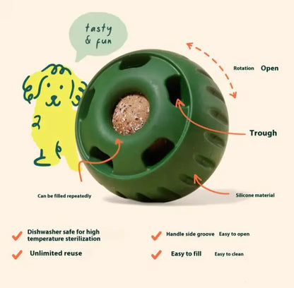 Dog Silicone Slow Tableware Molar - Johns Pet Store 