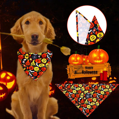 Halloween Dog Bandanas for Pets Accessories - Johns Pet Store 